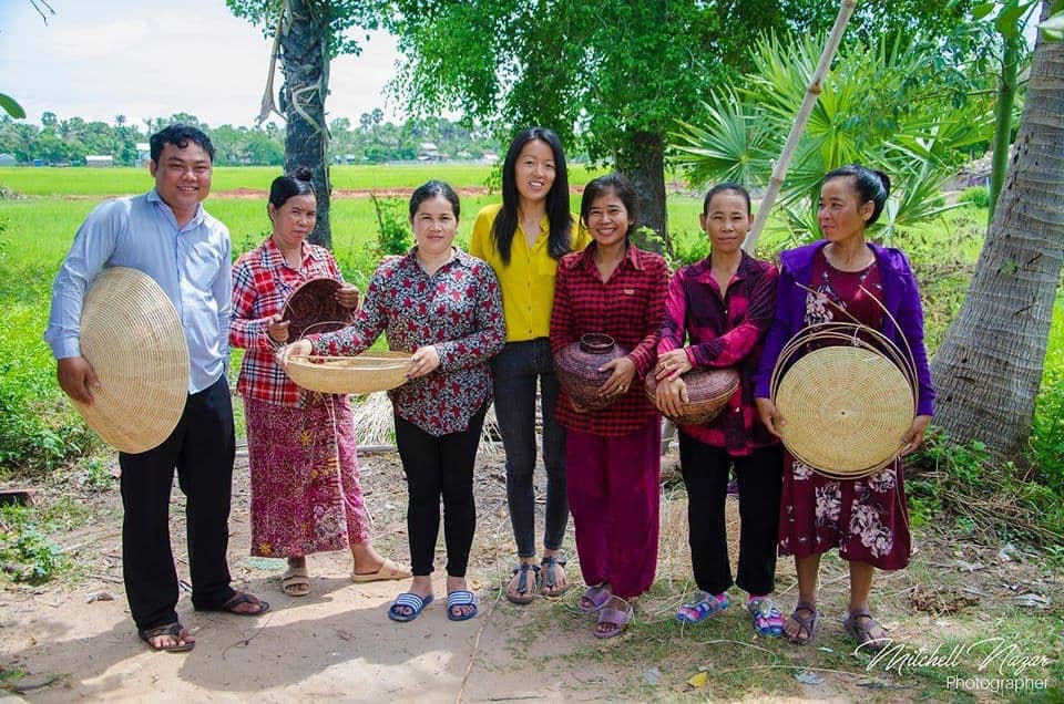MANAVA team of weavers in Cambodia