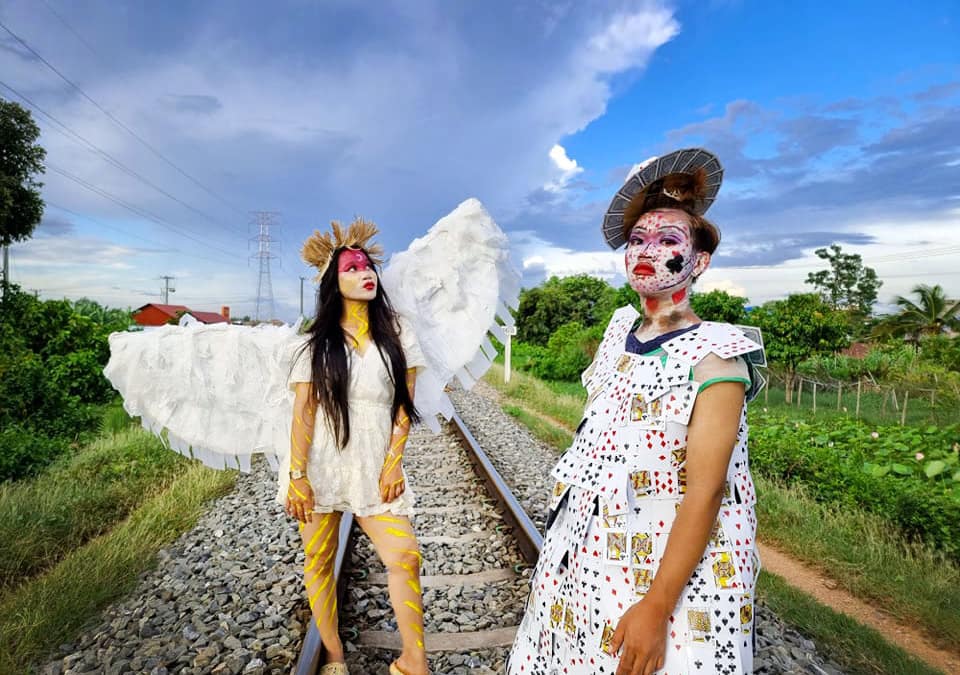 Trash Fashion & Art Show Opens the Eyes and Hearts of Young People in Kampot, Cambodia