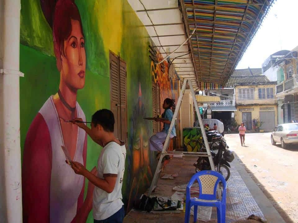 Mural Painting by Chov Theanly